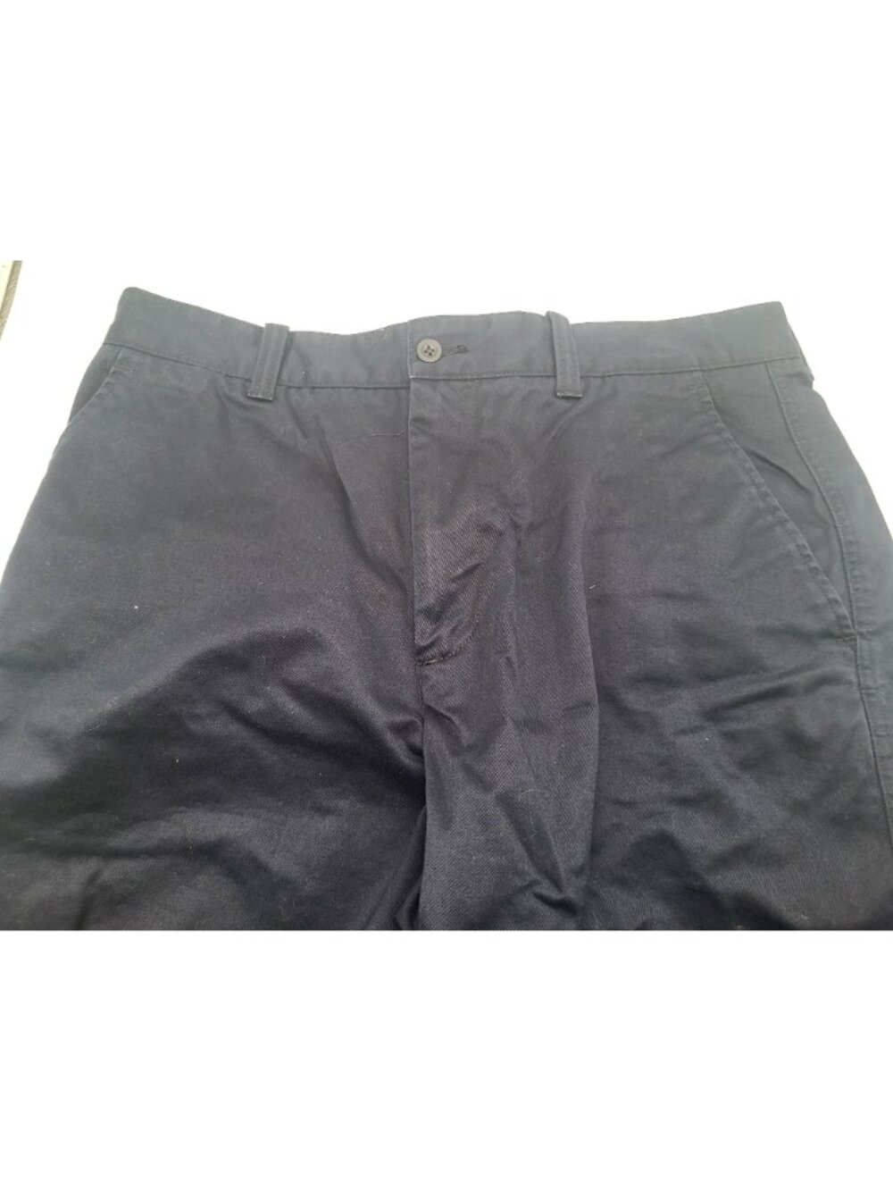 Gap Men's SZ 34 Navy Blue Chino Flat Front Shorts y2k Preppy Summer Vintage - Picture 11 of 11